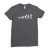 icke evolution t shirt   funny Ladies Fitted T-Shirt