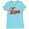 sexual tyrannosaurus Ladies Fitted T-Shirt