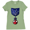 spider man pocket Ladies Fitted T-Shirt