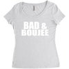 bad &amp; boujee Women's Triblend Scoop T-shirt