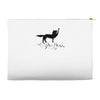 the coolest wolf moment ever Accessory Pouches