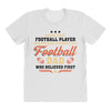 Behind Every Football Player Who Believes in Himself is a Football Dad All Over Women's T-shirt
