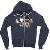 pulp fiction cartoon ideal birthday present or gift Zipper Hoodie