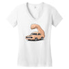 muscle car Women's V-Neck T-Shirt