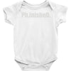 ph.inished. Baby Onesie