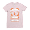 Never Underestimate The Strength Of A Leukemia Cancer Warrior Ladies Fitted T-Shirt
