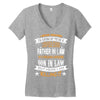 Super Cool Father In Law Of A Freaking Awesome Son In Law Women's V-Neck T-Shirt