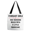 February girls Tote Bags