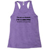 im not an alcoholic im a drunk t shirt x large funny beer pong keg par Racerback Tank