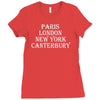 new york london canterbury Ladies Fitted T-Shirt