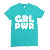 girl power Ladies Fitted T-Shirt