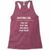 November Girl Racerback Tank