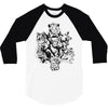 wild animals 3/4 Sleeve Shirt
