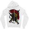 sparta warrior Zipper Hoodie
