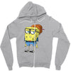hipster spongebob squarepants Zipper Hoodie