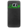 black funny glow in dark glowing Samsung Galaxy S7 Edge