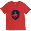land of the free shield V-Neck Tee
