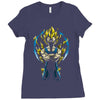 majin warrior Ladies Fitted T-Shirt