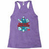 by the power of literature Racerback Tank