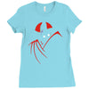 saturday morning super sniper Ladies Fitted T-Shirt
