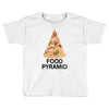 pizza lover's food pyramid Toddler T-shirt