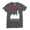 factory records   retro record label   mens music Ladies Fitted T-Shirt
