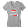 delete your account Women's V-Neck T-Shirt