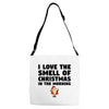 smell of christmas in the morning Adjustable Strap Totes