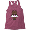 brown Racerback Tank