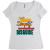 single mom's cools t shirts Women's Triblend Scoop T-shirt