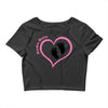 Baby Girl with Heart Any Name Customized Crop Top