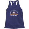 leave me alone talking to my cat today Racerback Tank