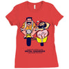 friends (2) Ladies Fitted T-Shirt