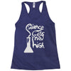 science gets me high Racerback Tank