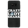 crazy lady shark Samsung Galaxy S8 Case