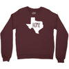home texas outline Crewneck Sweatshirt