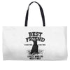 Best Friend Bull Terrier Weekender Totes