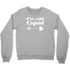 i'm with cupid Crewneck Sweatshirt