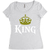 king Women's Triblend Scoop T-shirt