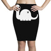 apatosaurus white Pencil Skirts