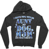 i have two tıtles aunt and dogmom an i rock them both flowers Zipper Hoodie