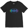 new batman gradient color logo V-Neck Tee
