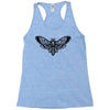 butterfly and skull Racerback Tank