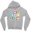 big bang theory sheldon rock Zipper Hoodie