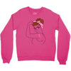 breast cancer girl power Crewneck Sweatshirt
