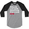 mike, lucas, dustin, eleven &amp; will 3/4 Sleeve Shirt