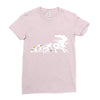 alien evolution   mens funny Ladies Fitted T-Shirt