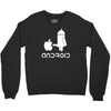 android robot spoof Crewneck Sweatshirt