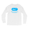 nerdy to the power of awesome Long Sleeve Shirts