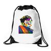Steven Hawking Drawstring Bags